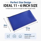 Bank Bag Money Pouch Leatherette Security Deposit Bags Utility Zipper Bags