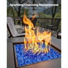 Uimoso 35 Lbs Cobalt Blue 1 2-inch Glass Rocks For Fire Pit Or Fireplace