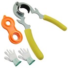 Faucet Aerator Removal Wrench  2 Pcs Installing Faucet Tool  With Gloves
