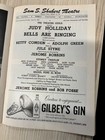 Bells Are Ringing Playbill April 1957 Judy Holliday