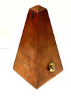 Vintage Seth Thomas Metronome Key Wind Wood - Excellent Condition - Working