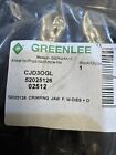 New Greenlee Cjd30 Crimping Jaw D O Die Grooves Lineman Electrician Tool