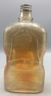 Antique Golden Wedding Whiskey Bottle Carnival Glass Bottle 1 Quart Bottle