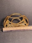 Art Nouveau Brass Letter Envelope Holder Desk Top Accessory Read 