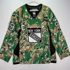 New York Rangers Jersey Mens 50 Camouflage Camo Nhl Hockey Wayne Gretzky Reebok