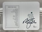 Nick Faldo Signed Autograph Masters Golf Scorecard Jsa Authentic