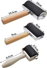 3-pack Hard Rubber Brayer Rollers 1 4 2 4 4 Inch For Printmaking Ink Stamping
