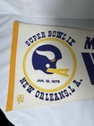 Vtg 1975 Minnesota Vikings Super Bowl Pennant Dead Stock