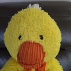 Dan Dee Yellow Orange Chick Duck Large 24  Plush Stuffed Animal Corduroy Easter