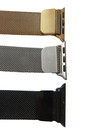 Apple Watch Band Silver Milanese Loop Stainless Steel Magnetic Clasp 3 Choices