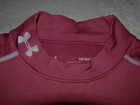 Under Armour Coldgear Mens Size Large Compression Long Sleeve Maroon Shirt