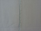Annette Tatum House Inc  Linen Duvet Cover 1 2  Folded Ruffle Robin s Egg  Queen