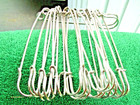 12 Pieces 3  Extra Large Safety Pins Sewing Shop Hobbies Display Keys Fabric New