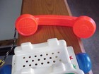 Vintage 1961 Fisher Price  747 Chatter Phone Rotary Telephone Wooden Pull Toy