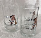 B c  Comics Johnny Hart Set Of 3 Arby s 1981 Drinking Glasses Vintage