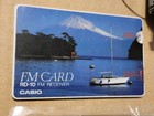 Casio Rd-10 Fm Card Radio Receiver Complete In Box Tested 2 Earphones 