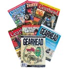 Lot Of 7 New Gearhead Magazines Lowbrow Punk Hot Rods Kustom Kulture Automotive