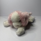Animal Alley White And Pink Dog Stuffed Animal Plush Toy