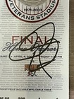 Chase Utley Signed Mlb Debut Ticket Last Veterans Stadium Opener Phillies 4 4 03