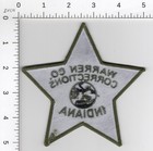 Corrections   Warren County Indiana Collectible Police Sheriff Embroidered Patch
