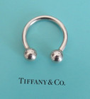 2001 Vintage Tiffany   Co Sterling Silver Screw Off Ball  Keyring 15 8 Grams