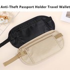 Travel Wallet  Money Belt Concealed Pouch-hidden Pouch Under Clothes - Rfid