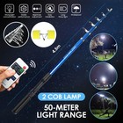 Portable Camping Lantern Lamp 800w Telescopic Cob Rod Led Fishing Light Outdoor