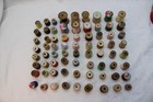 Large Lot Of Assorted Vintage Wooden And Plastic Sewing Thread Spools 72 Pcs