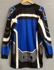 Vintage Paintball Junkies Jersey Shirt Medium Blue Black Mesh Made In Usa Shirt