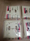 Ivory Sierra Electric Vtg Wall Plate Lot Of 9   Switch  Plug  Blank Non-ribbed 