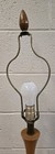 Danish Mcm Mid Century Modern Table Lamp Drip Glaze Orange Ceramic Estate 36  