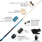 58 Inch 19oz 20oz Maple Billiard Stick Pool Cue Set 13mm Tip  Hardwood Canadian 