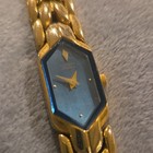 Citizen Elegance Women s Vintage Hexagon Gold Bracelet Watch Blue Dial 