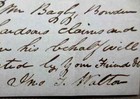 1848 Mexican War Era Letter Concerning A Commission In The Regular Army