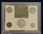 World War I Coin And Stamp Collection Silver Half Dollar Quarter Mercury Dime