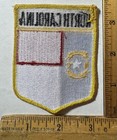 Vintage North Carolina State Shield Flag Iron On Patch Travel Souvenir