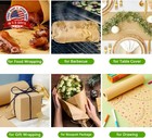 Butcher Paper Roll 18  X 164ft  Brown Kraft Wrapping Paper 80gms For Bbq Smoker