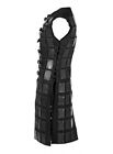 Black Leather Brigandine   Medieval Larp Armor   Cosplay Costume