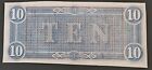 1864  10 Confederate States Of America W confederate Poem  Unc-cu Details 