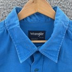 Vintage 90s Wrangler Western Shirt Xl Brushpopper 17 5 35 Aztec Cowboy Navajo   