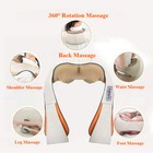 Shiatsu Back Neck And Shoulder Massager With Heat Deep Tissue 3d Kneading Pillow