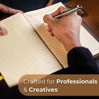 Premium Leather Journal For Men Women - Refillable Leather Notebook Cover Wit   