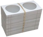 100 2  X 2  Mylar Cardboard Flips For Collector Casino Tokens - Free Shipping  