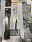 Kwikset San Clemente Handleset Halifax Lever Satin Nickel Keyed Deadbolt Photos