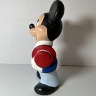 Vintage Mickey Mouse Holding Hat Ceramic Figurine Walt Disney Production