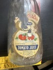 Edwards Tomato Juice Old Vintage Glass Bottle Paper Label Country Store Farmhous