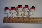 Vintage 5 Pc Celluloid Bobble Head Mini Cake Topper Cat Band Hong Kong