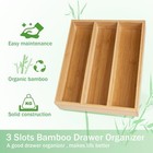 Silverware Organizer Bamboo Kitchen Drawer Organizer Kitchen Utensil Organizer