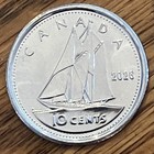2026-w Mintmark Canada 10 Cent Dime Unc Coin Winnipeg 50th Anniversary From Set