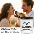 Funny Wedding Candle Gift For Couples Personalized Newlyweds Cat Dog Lovers